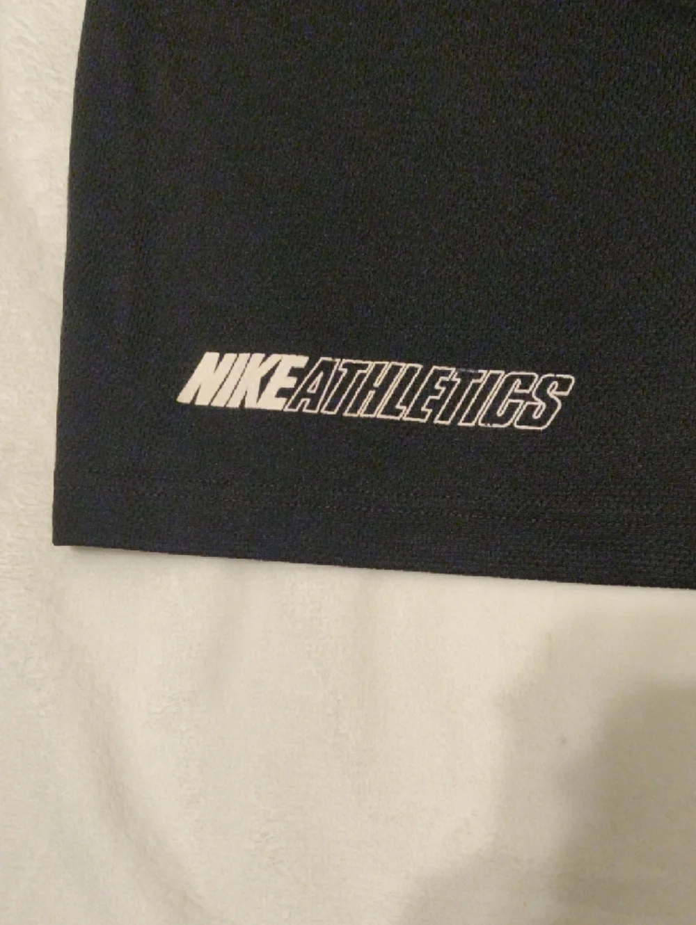 Nike Black Crew Sweatshirt with White Sleeve Panels